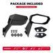 Дзеркала бокові на двері для BRP Can-am Maverick X3, Kemimoto B0106-07401BK, 715004236 B0106-07401BK фото 13