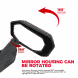 Дзеркала бокові на двері для BRP Can-am Maverick X3, Kemimoto B0106-07401BK, 715004236 B0106-07401BK фото 15