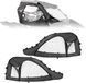 Верхні м'які вікна на двері для CFMoto ZForce 1000 2020+/CFMOTO ZFORCE 950 2020+, Kemimoto B0110-09401BK B0110-09401BK фото 1