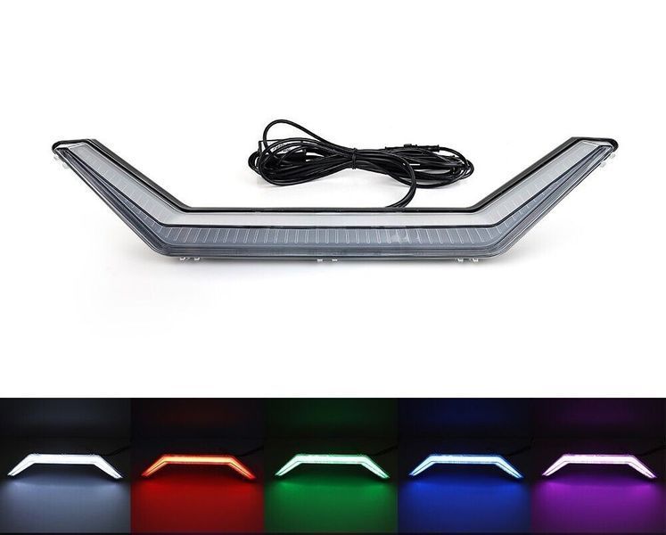 Центральний габаритний ліхтар, денні ходові вогні RGB для Polaris RZR PRO XP/RZR PRO R/RZR Turbo R, Kemimoto заміна 2884346 B0801-00302CL фото
