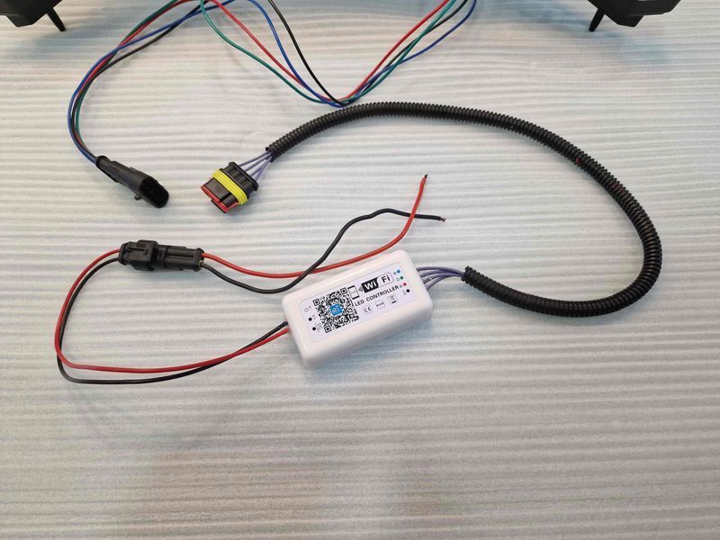 Центральний габаритний ліхтар, денні ходові вогні RGB для Polaris RZR PRO XP/RZR PRO R/RZR Turbo R, Kemimoto заміна 2884346 B0801-00302CL фото