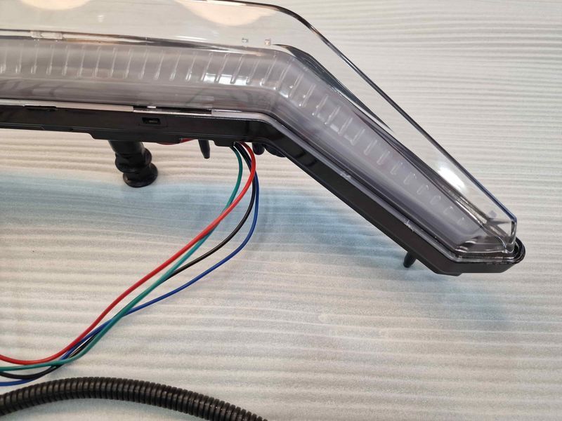 Центральний габаритний ліхтар, денні ходові вогні RGB для Polaris RZR PRO XP/RZR PRO R/RZR Turbo R, Kemimoto заміна 2884346 B0801-00302CL фото