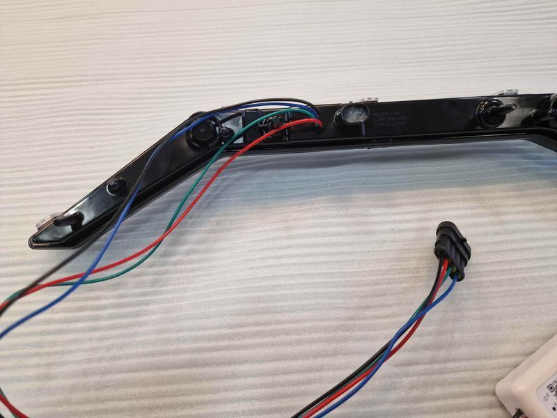 Центральний габаритний ліхтар, денні ходові вогні RGB для Polaris RZR PRO XP/RZR PRO R/RZR Turbo R, Kemimoto заміна 2884346 B0801-00302CL фото