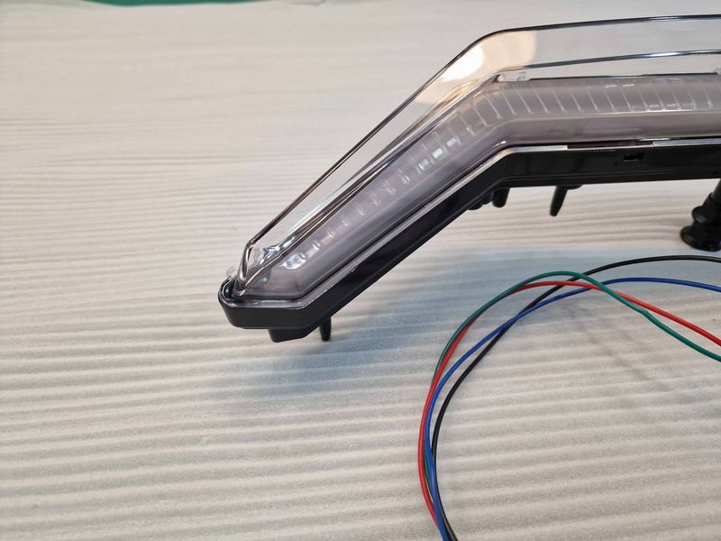 Центральний габаритний ліхтар, денні ходові вогні RGB для Polaris RZR PRO XP/RZR PRO R/RZR Turbo R, Kemimoto заміна 2884346 B0801-00302CL фото