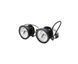 Aurora ALO-R4T3-PG-F LED фара (2шт.) 10см 40W &ndash; дальнього світла, DRL&ndash;зелений, врізна установка, світлодіодна кругла з денним ходовим вогнем ALO-R4T3-PG-F-1PCS-NO фото 2