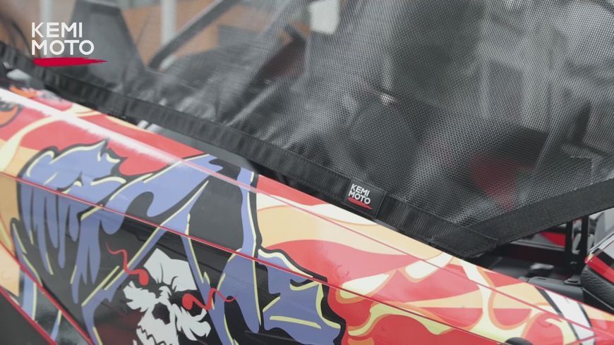 Захисні сітки на двері для Polaris RZR PRO XP/RZR PRO R, Kemimoto B0102-00501BK B0102-00501BK фото