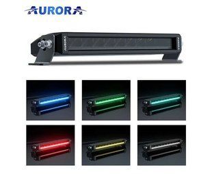 Aurora ALO-S5D1-10-R5Q &mdash; LED балка 30см 50W водійського світла (Driving Beam), з (DRL) денним ходовим вогнем &ndash; RGB ALO-S5D1-10-R5Q-NO фото