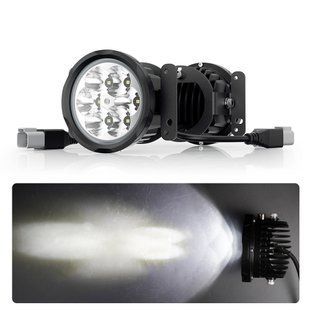 Aurora ALO-R-4-C24T3-F кругла LED фара (2шт.) 10см 60W &ndash; комбінованого світла, врізна установка ALO-R-4-C24T3-F-1PCS-NO фото