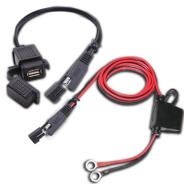 USB-зарядка 5V/2.1A довжиною кабелю 120см, Kemimoto FTVWH014 FTVWH014 фото