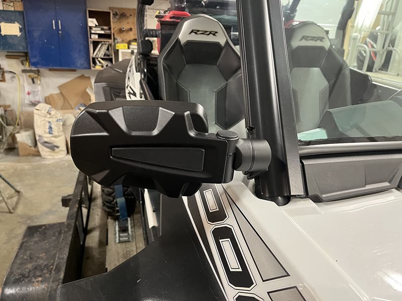 Дзеркала бокові для Polaris RZR XP 1000/RZR XP Turbo/RZR Turbo S алюмінієві, Kemimoto B0106-07201BK, 2881198 B0106-07201BK фото