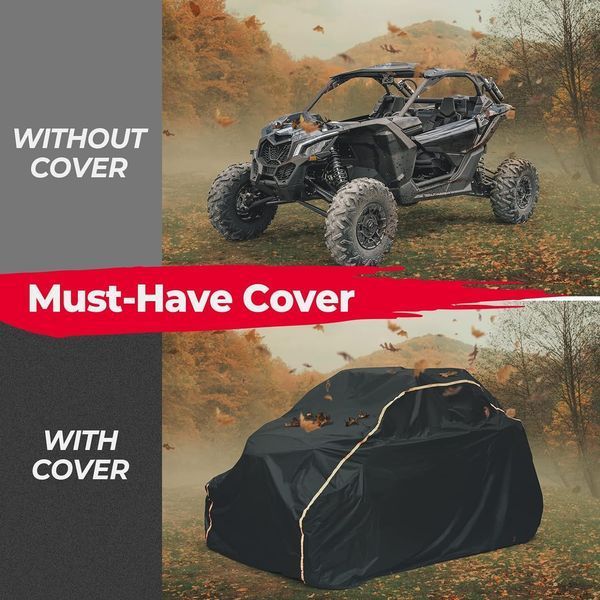 Чохол для UTV Can-Am Maverick X3 розмір 340x185x153см, Kemimoto B0111-00101BK B0111-00101BK фото
