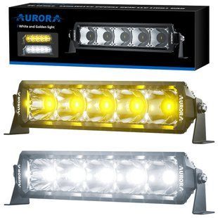 Aurora ALO-D6-10-P23H1 &mdash; LED балка 30см 75W білого/жовтого дальнього світла (Spot) ALO-D6-10-P23H1-NO фото