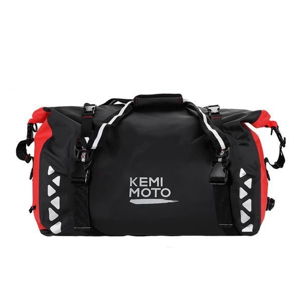 Гермосумка Kemimoto 50л для речей під час подорожі, Black-red F1116-02201RD F1116-02201RD фото